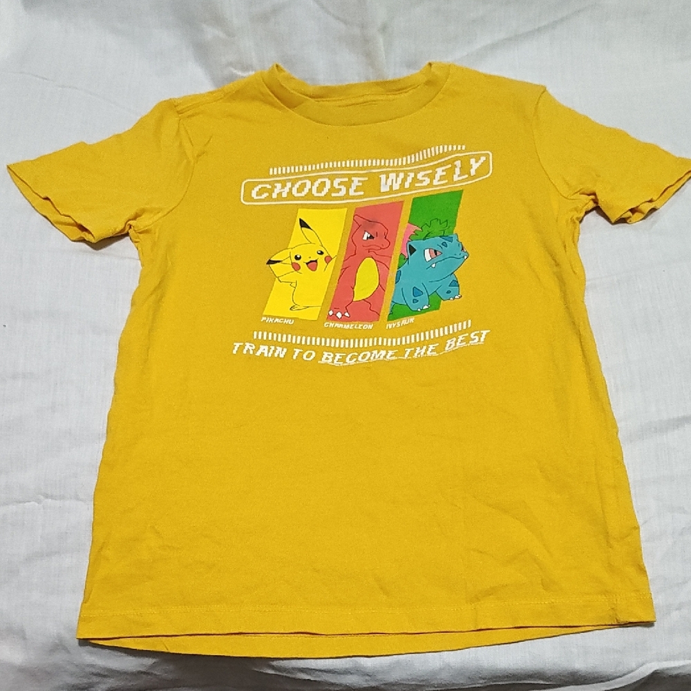 Old Navy Yellow Pokémon Kids Tee